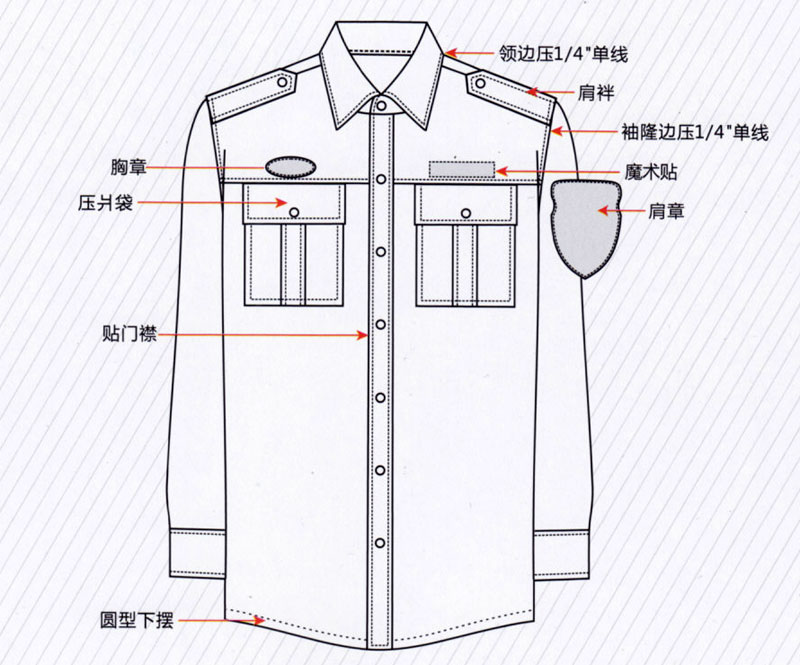 保安春秋夹克ZHDY1010